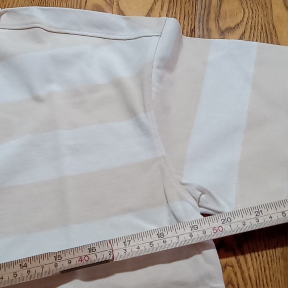 EVERLANE Women Extra Small XS Shirt Dress White Cream Tan Work Casual Polo NEW - Picture 5 of 8